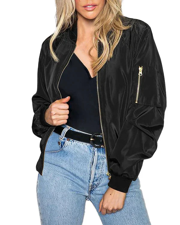Levoire | Veste Bomber Classique Élégante avec Poches