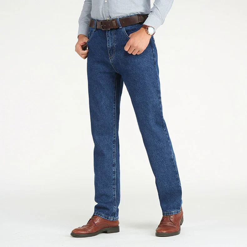 Levoire | Pantalons En Denim Pour Hommes Classiques Bleu foncé