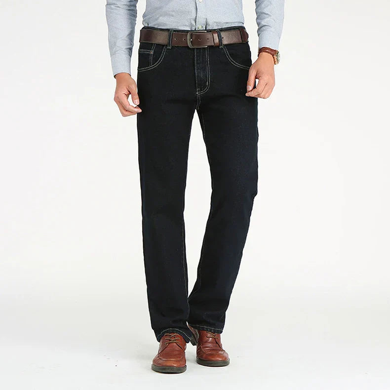 Levoire | Pantalons En Denim Pour Hommes Classiques Noir