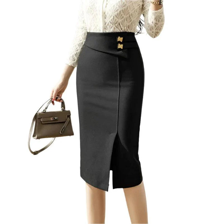 Levoire | Jupe Crayon Taille Haute Classique Noir