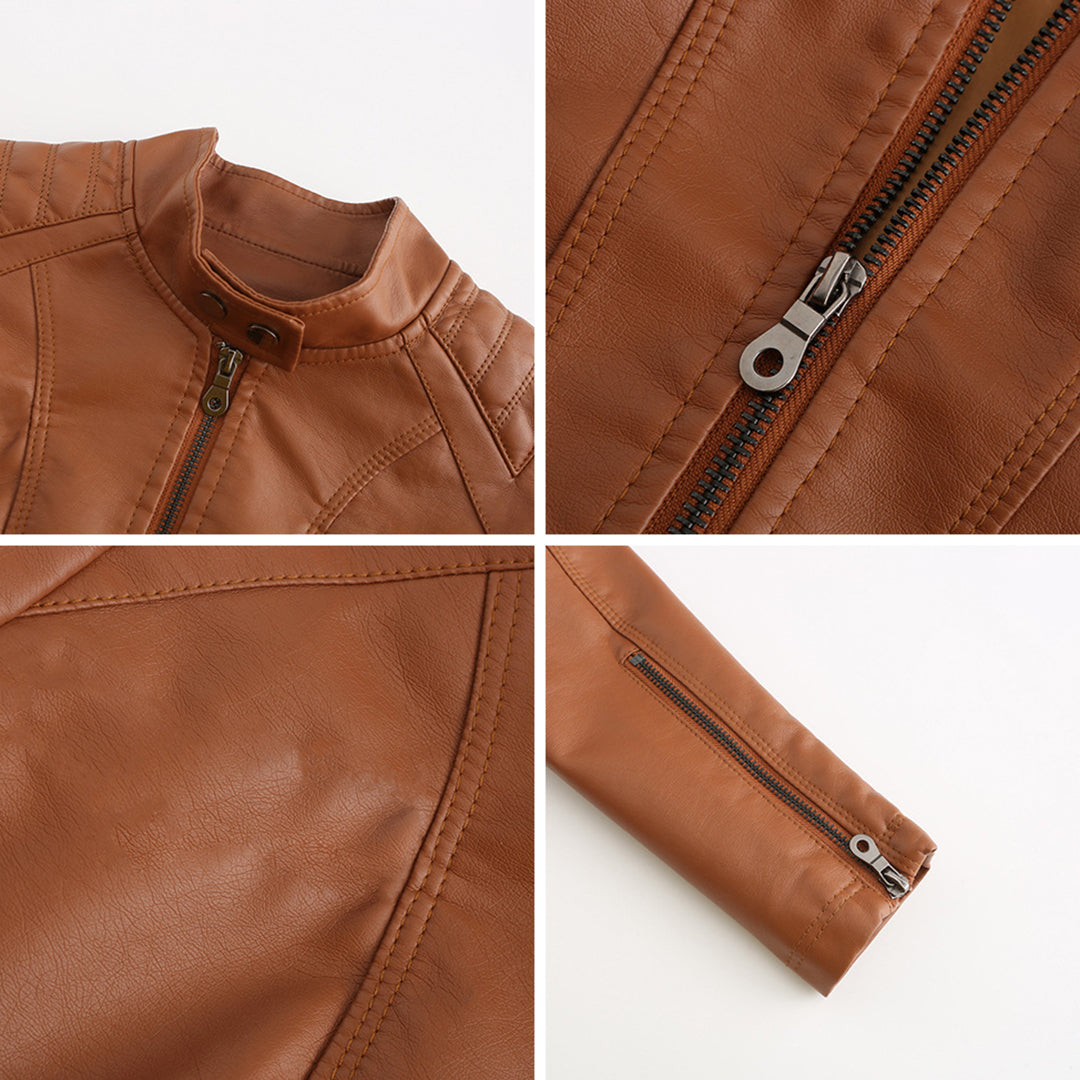 Levoire - Veste en cuir stylée