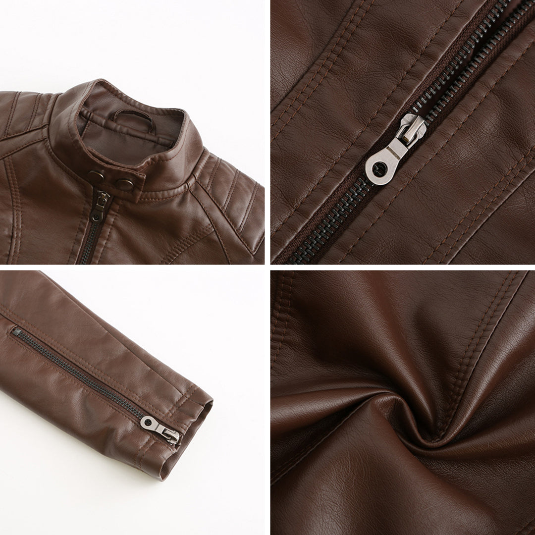 Levoire - Veste en cuir stylée