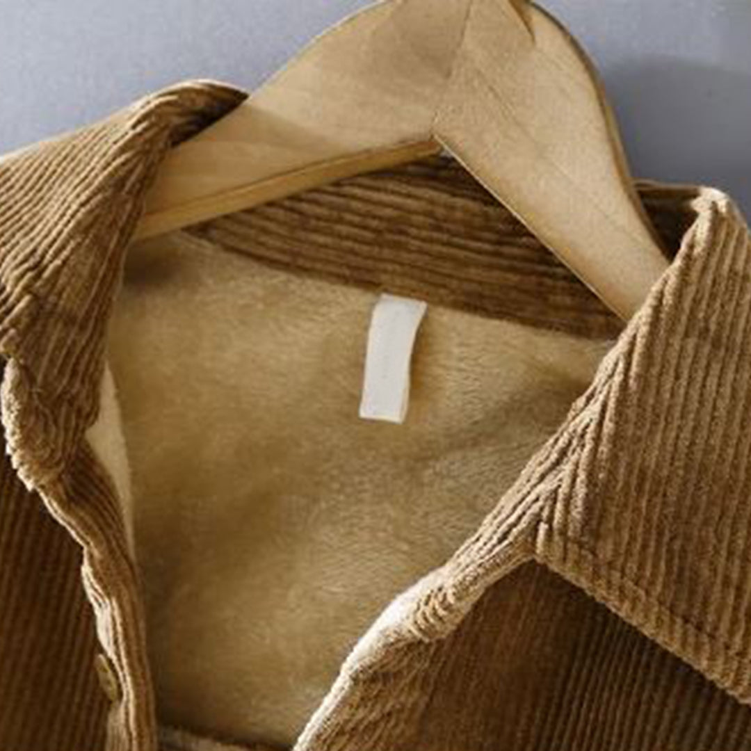 Levoire | Chemise D'Hiver En Velours Côtelé Pour Homme