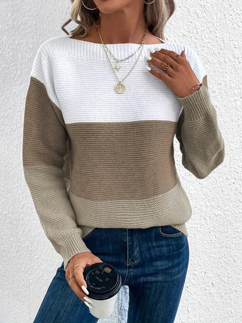 Levoire | Pull confortable pour femmes Braun