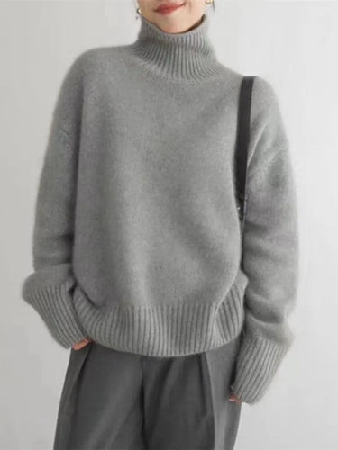 Pull à col roulé pour femmes