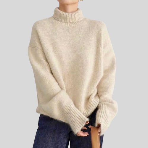 Levoire | Pull En Tricot Femme Loose Fit Avec Col Haut