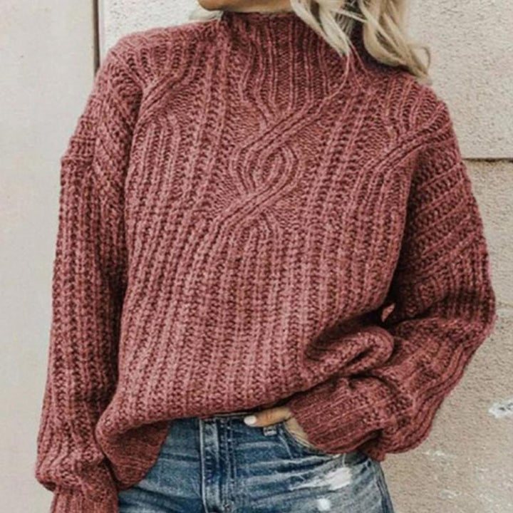 Levoire | Haut Col Pull En Tricot Vêtements Pour Femmes Rosa