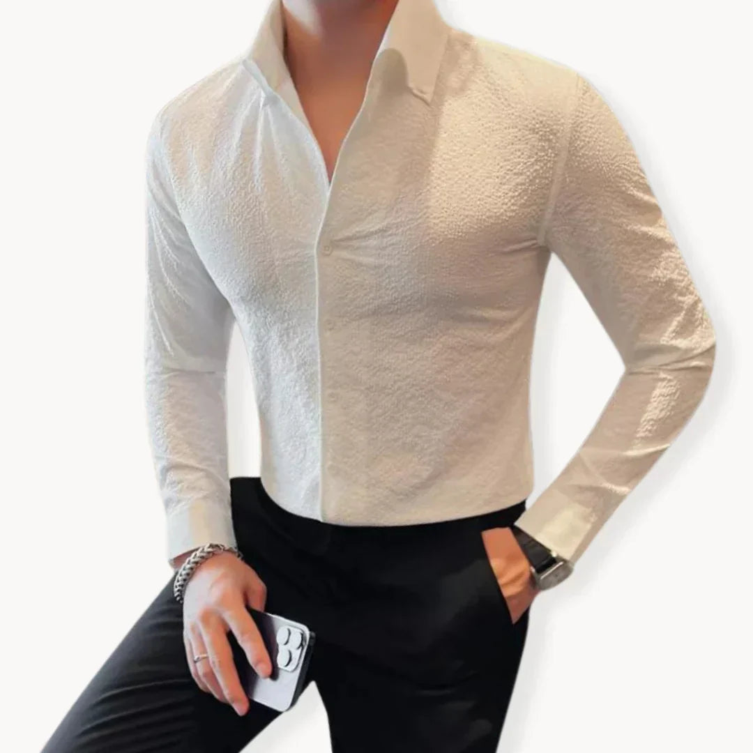Levoire | Chemise De Commuter Luxe Classique Blanc