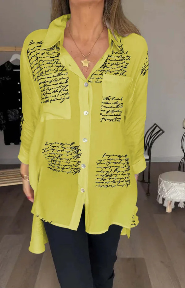 Levoire | imprimée de style banlieusard Jaune