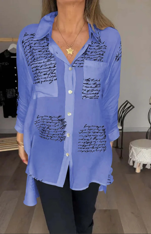 Levoire | imprimée de style banlieusard Bleu