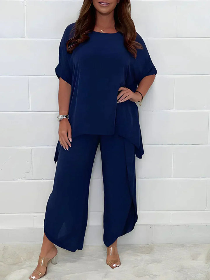 Levoire | Grande Taille Ensemble Deux Pièces Marine bleu