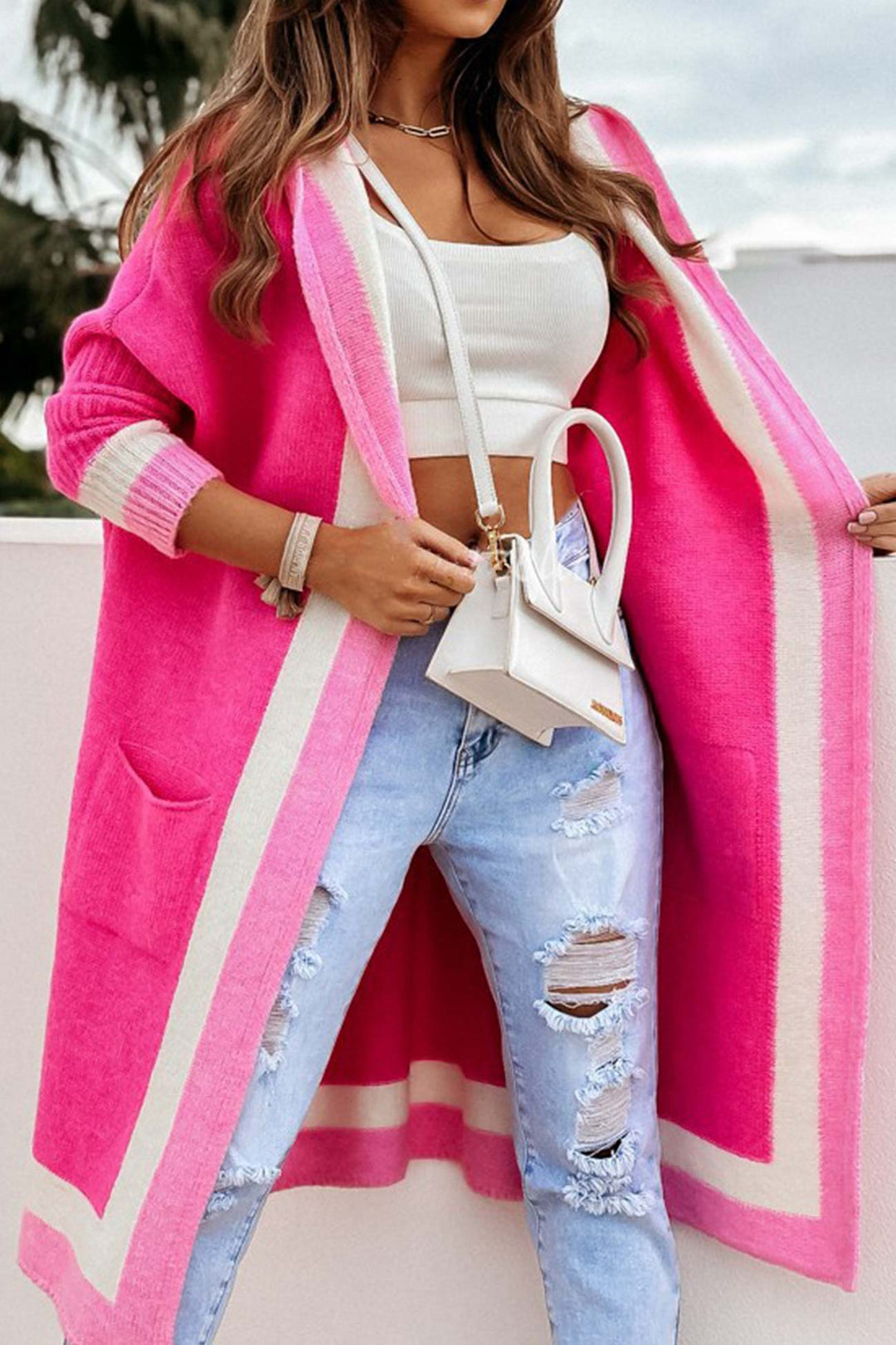 Levoire | Cardigan long Rose S