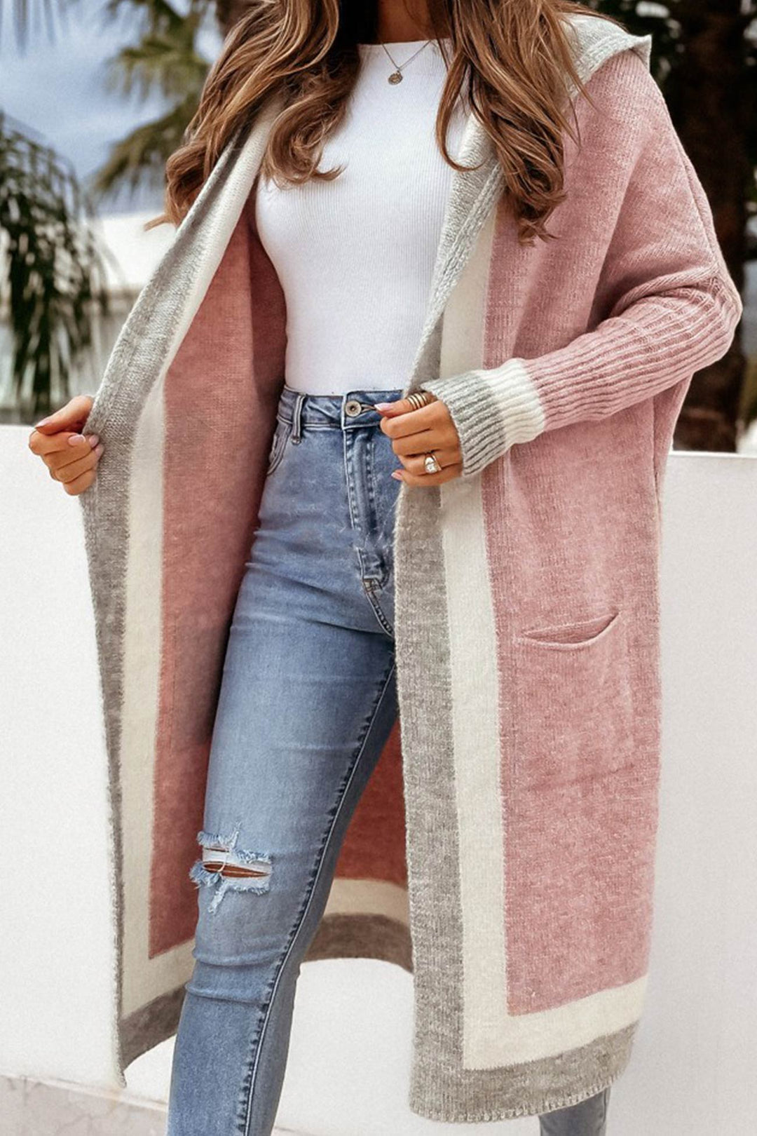 Levoire | Cardigan long Rose clair S