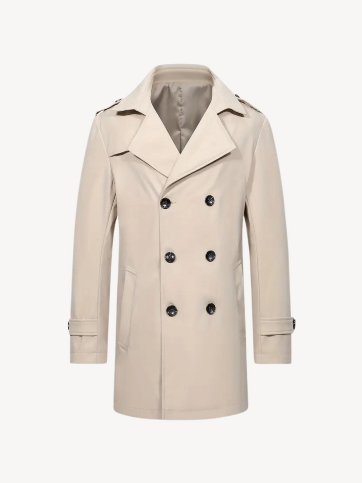 Levoire | Manteau long à coupe classique Beige clair