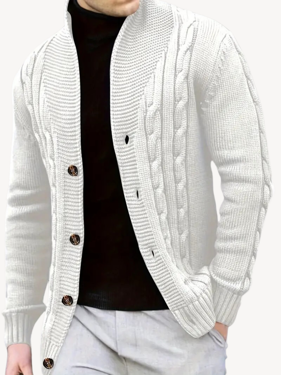 Levoire | Veste en tricot à boutons ouverts