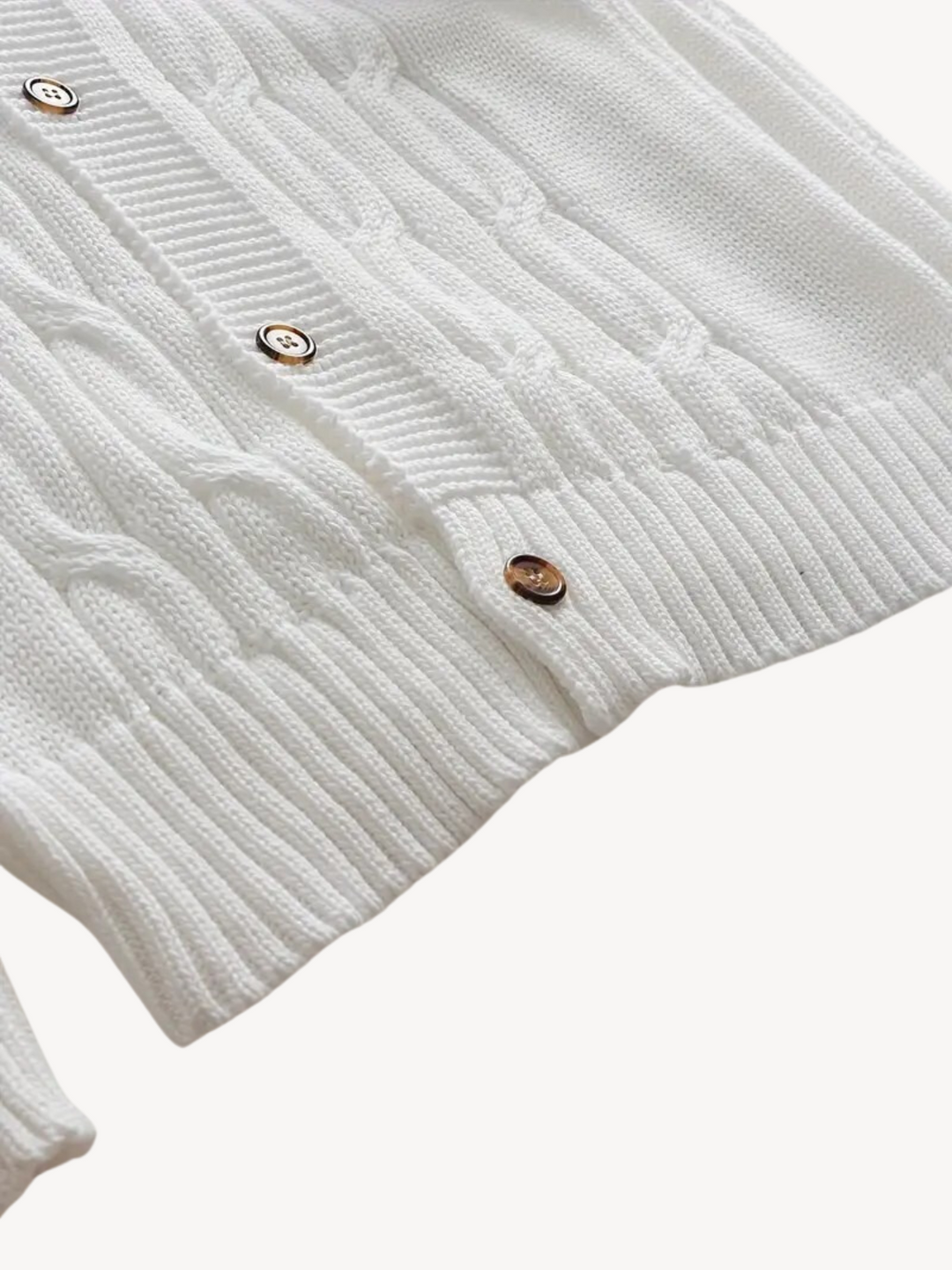 Levoire | Veste en tricot à boutons ouverts
