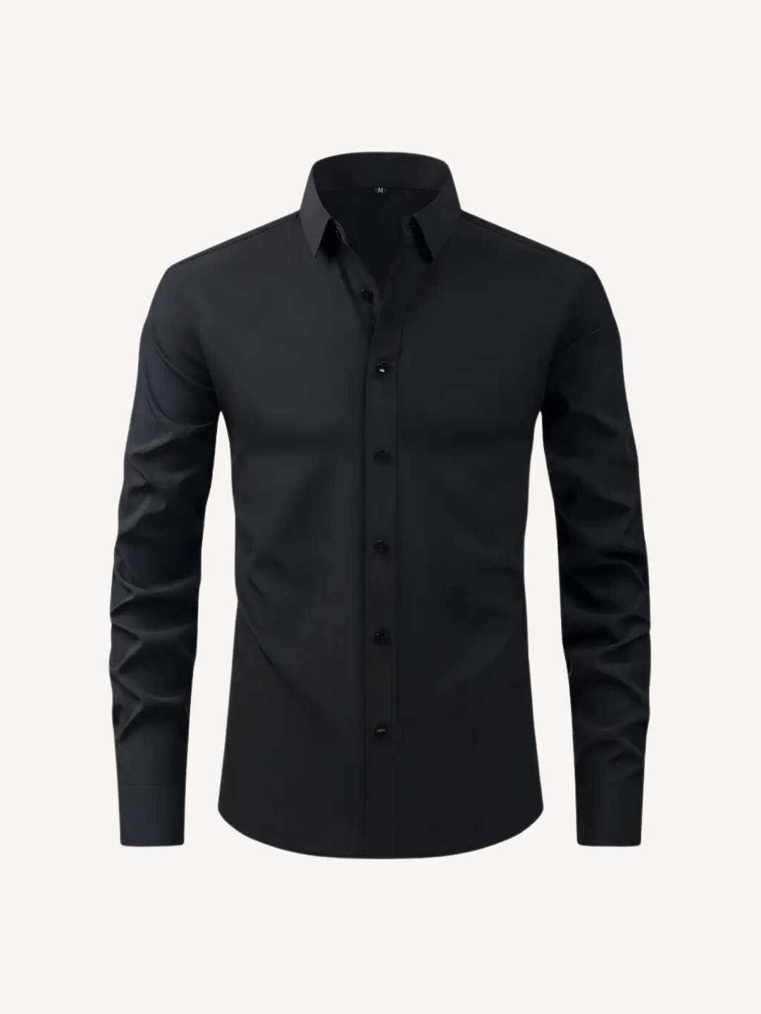 Levoire | Chemise décontractée à boutons Noir