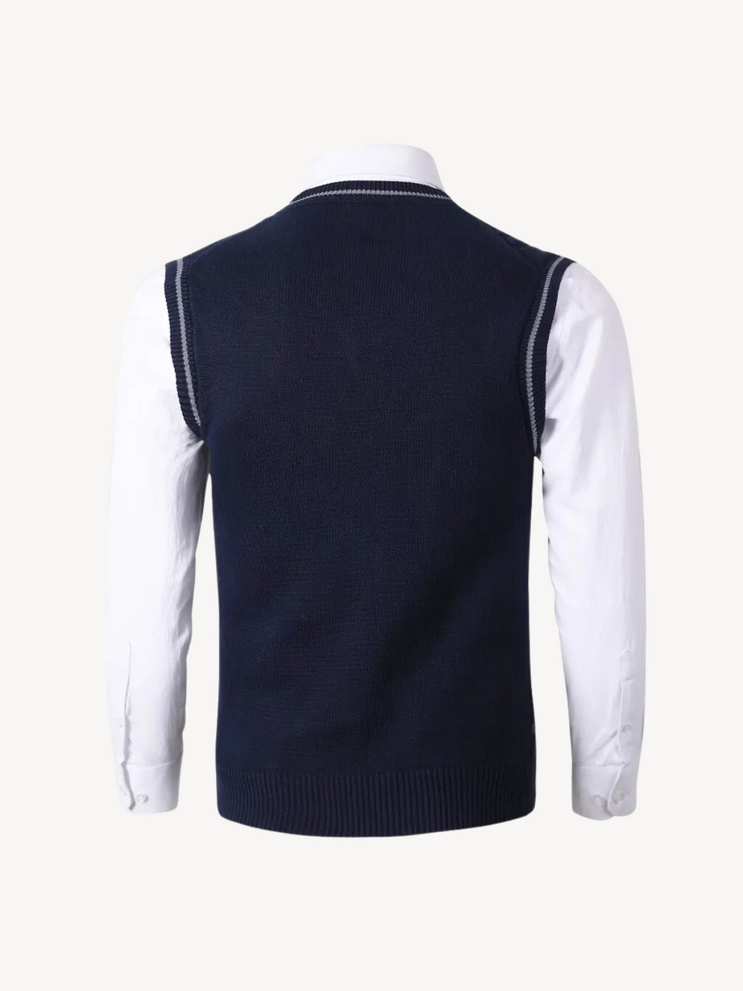 Levoire | Gilet en tricot avec des motifs en tresses