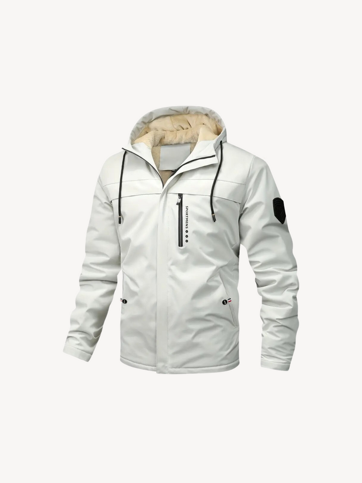 Levoire | Bonnet Polaire Plus Chaud Avec Capuche Blanc