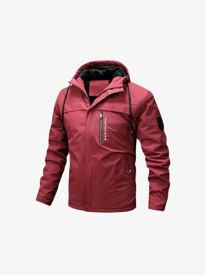 Levoire | Bonnet Polaire Plus Chaud Avec Capuche Bordeaux