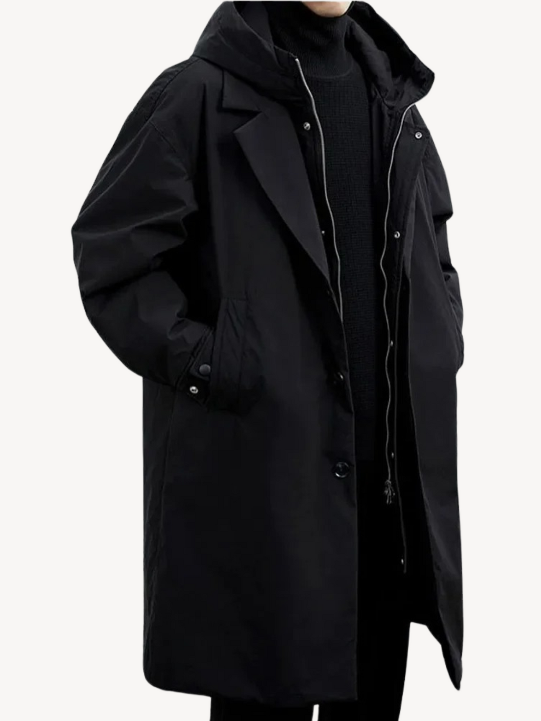 Levoire | Manteau Long Noir