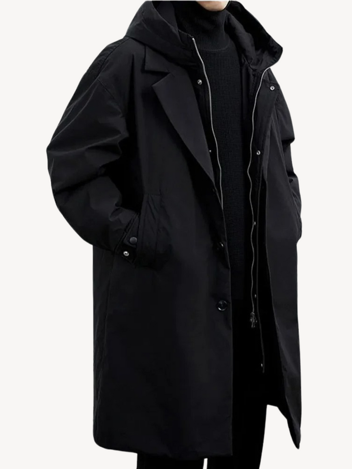 Levoire | Manteau Long Noir