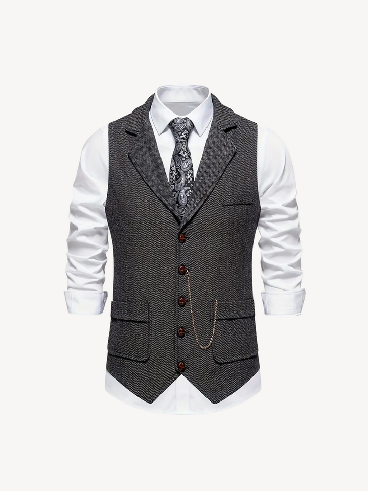 Levoire | Gilet au style moderne Gris foncé