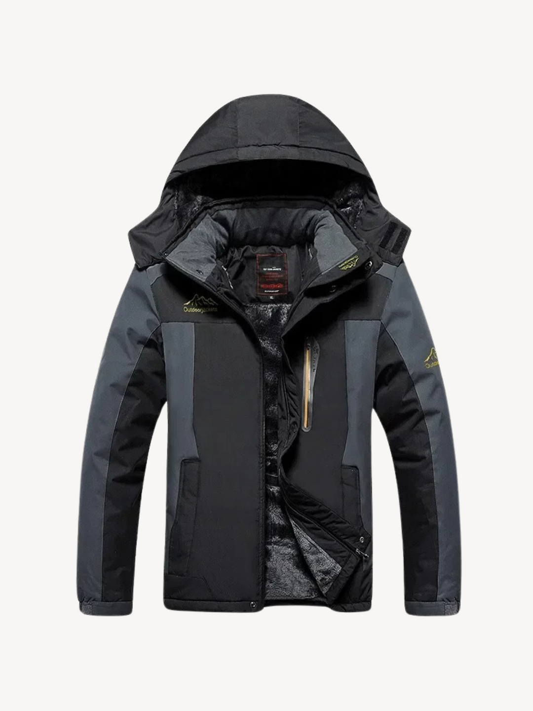 Levoire | Veste en polaire imperméable Noir