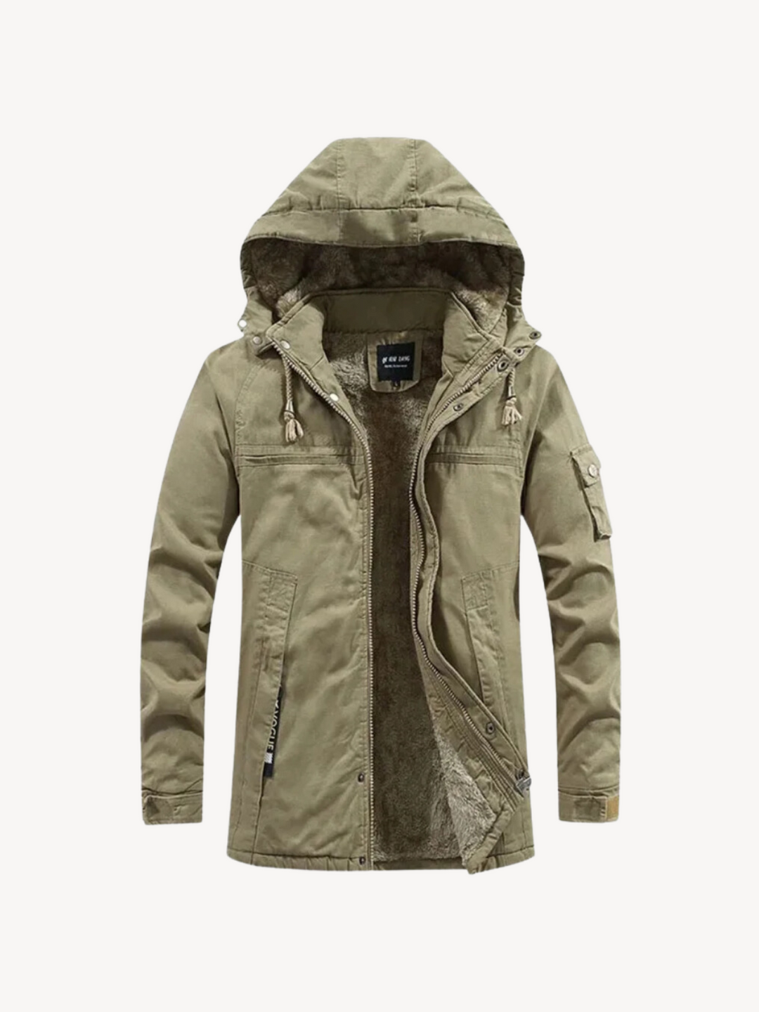 Levoire | Veste En Fleece Confortable Khaki
