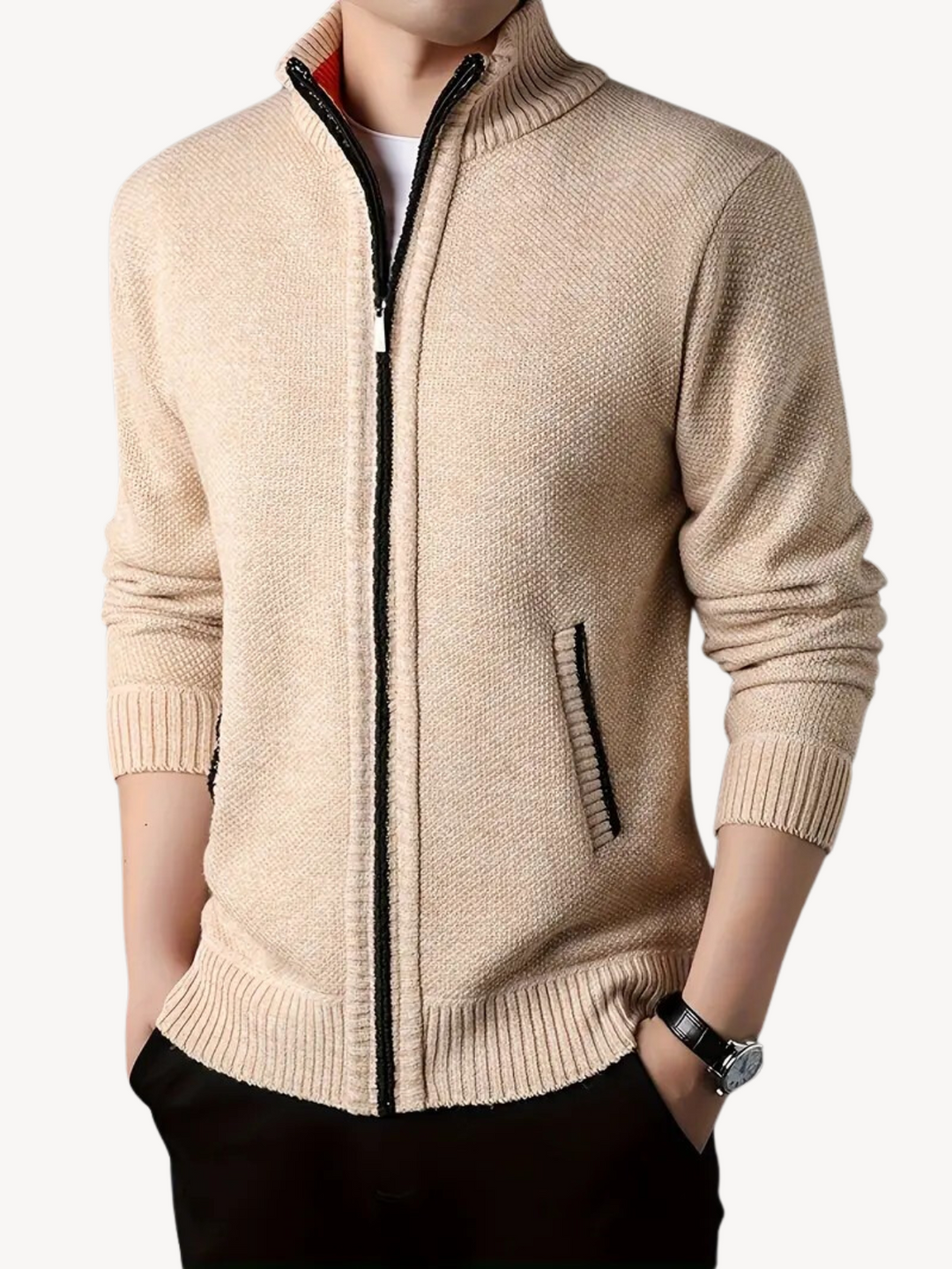 Levoire | Pull zippé confortable