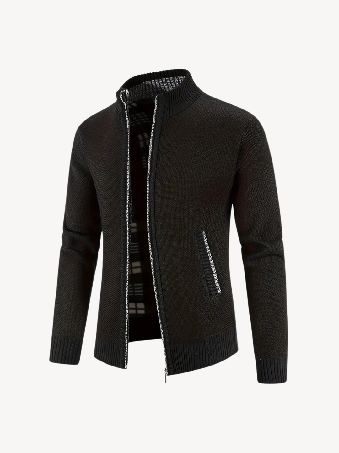 Levoire | Veste En Tricot Confortable Avec Zip