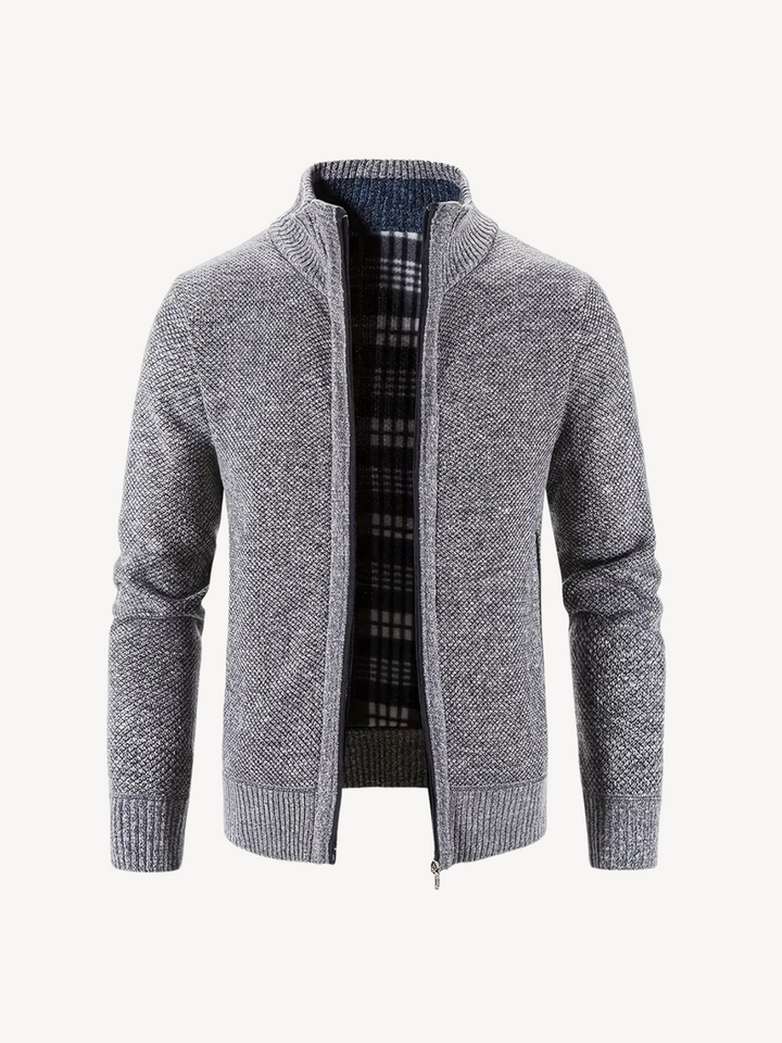Levoire | Pull zippé confortable Gris