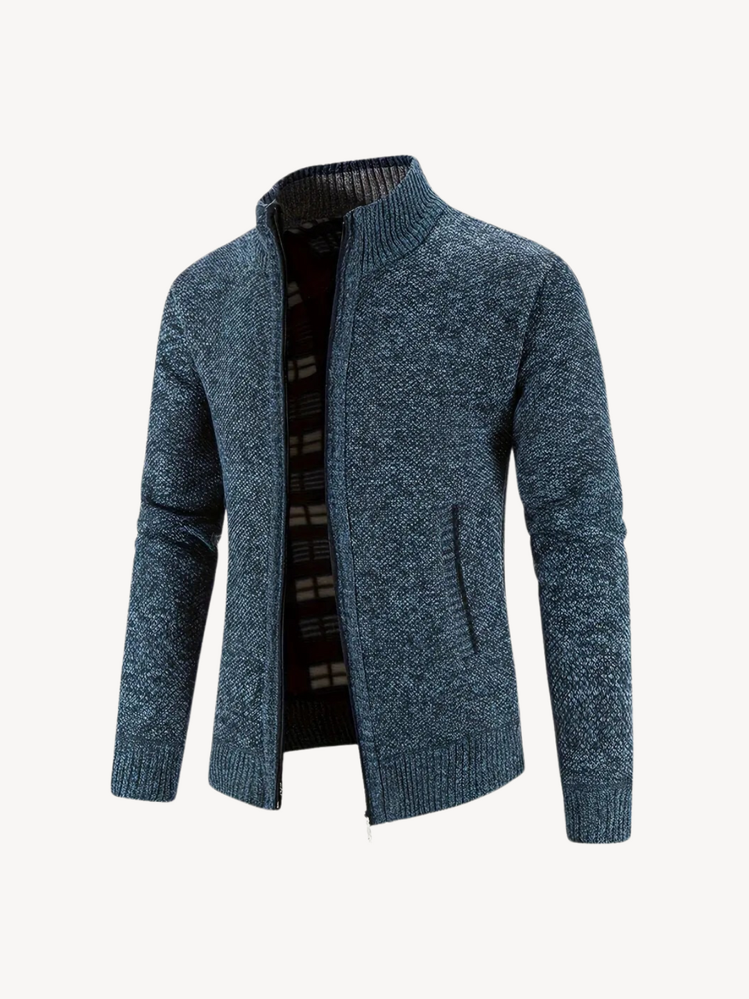 Levoire | Veste En Tricot Confortable Avec Zip