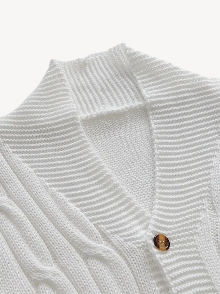 Levoire | Veste en tricot à boutons ouverts