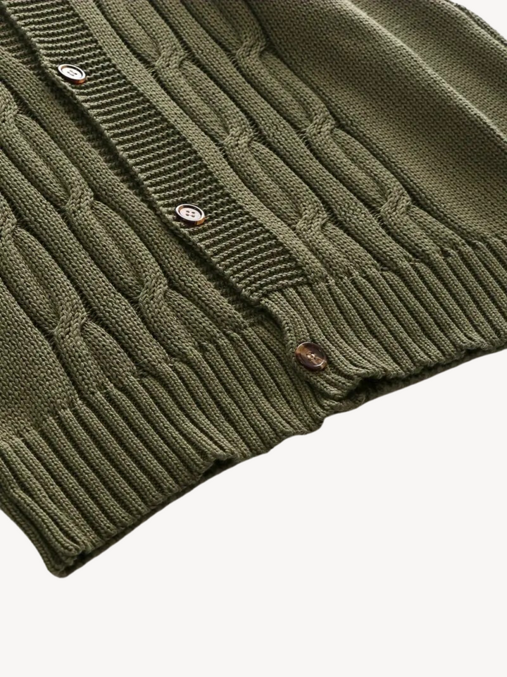 Levoire | Veste en tricot à boutons ouverts