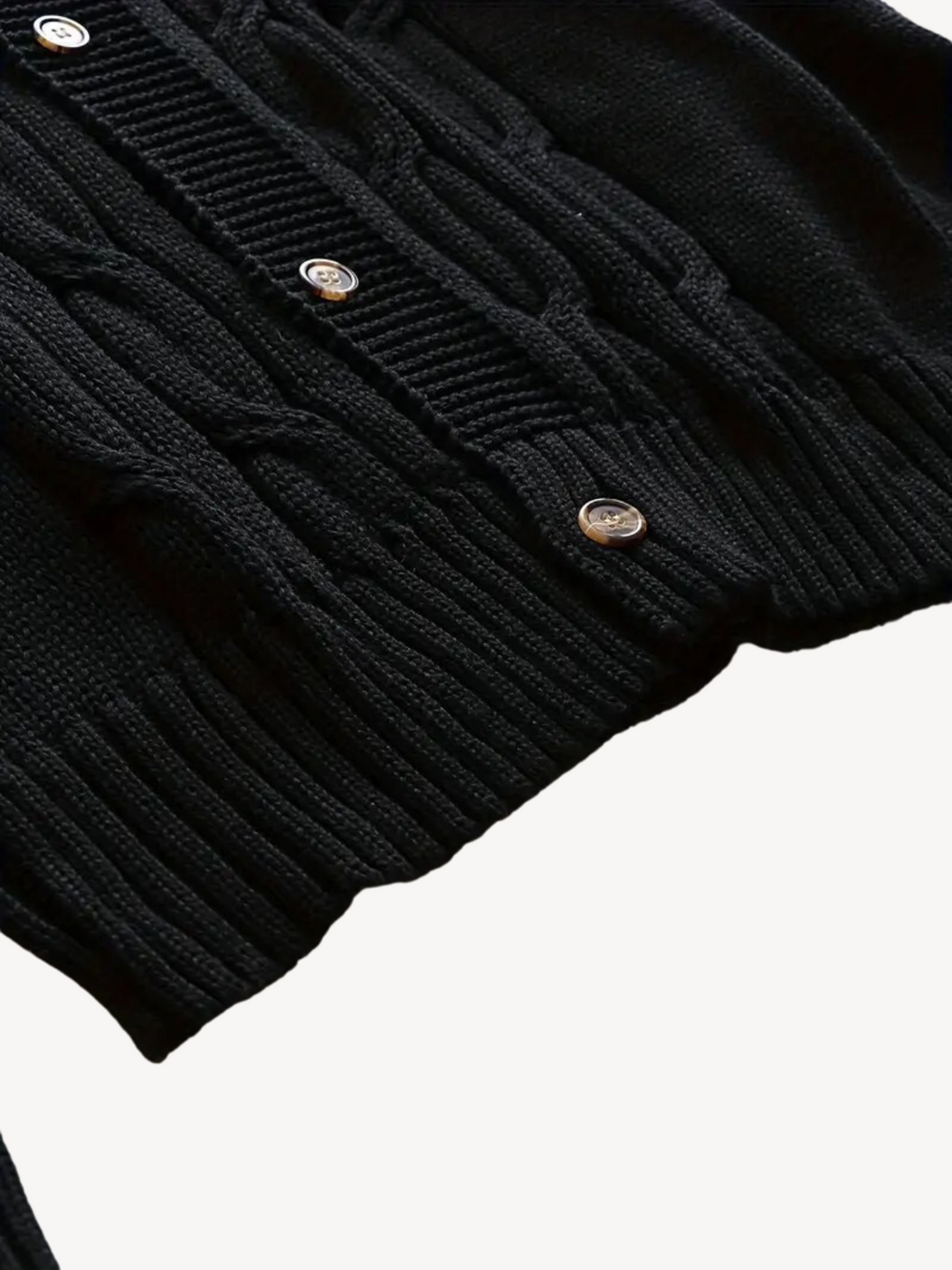 Levoire | Veste en tricot à boutons ouverts
