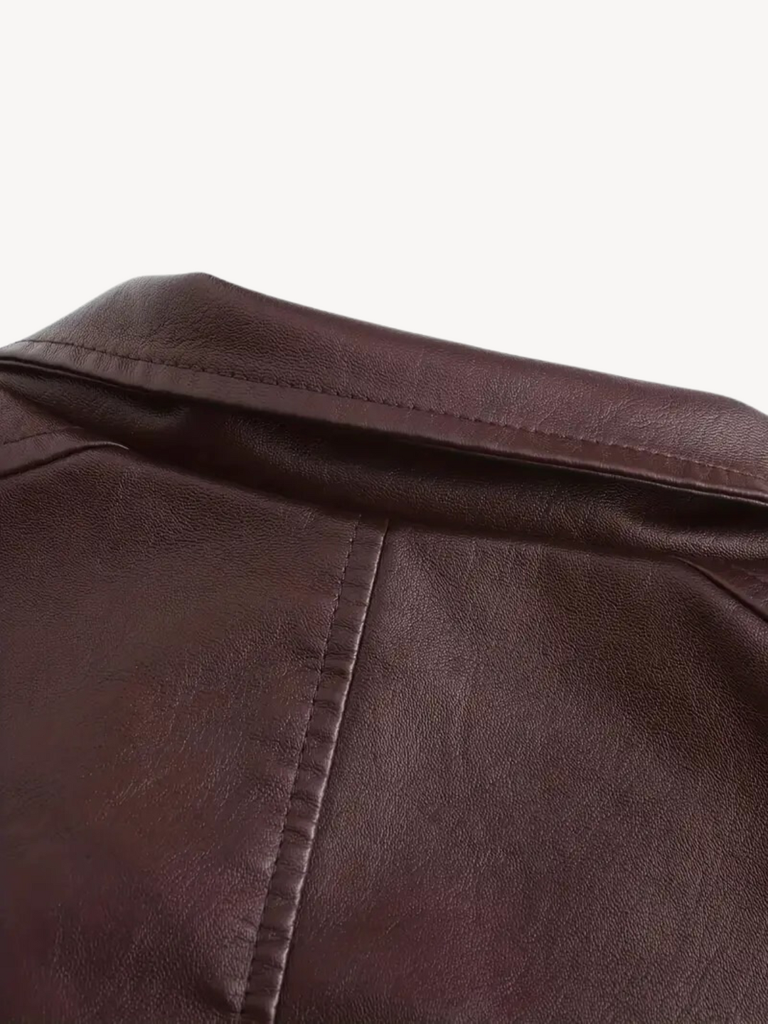 Levoire | Veste en cuir avec une coupe élégante