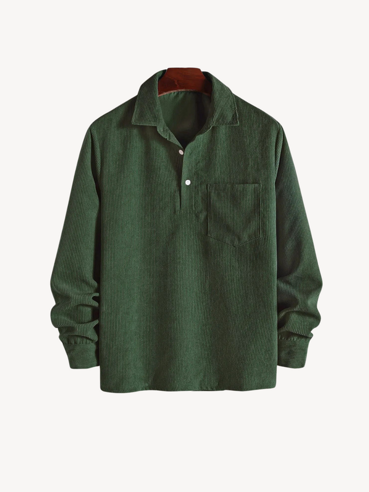 Levoire | T-shirt en velours uni Vert