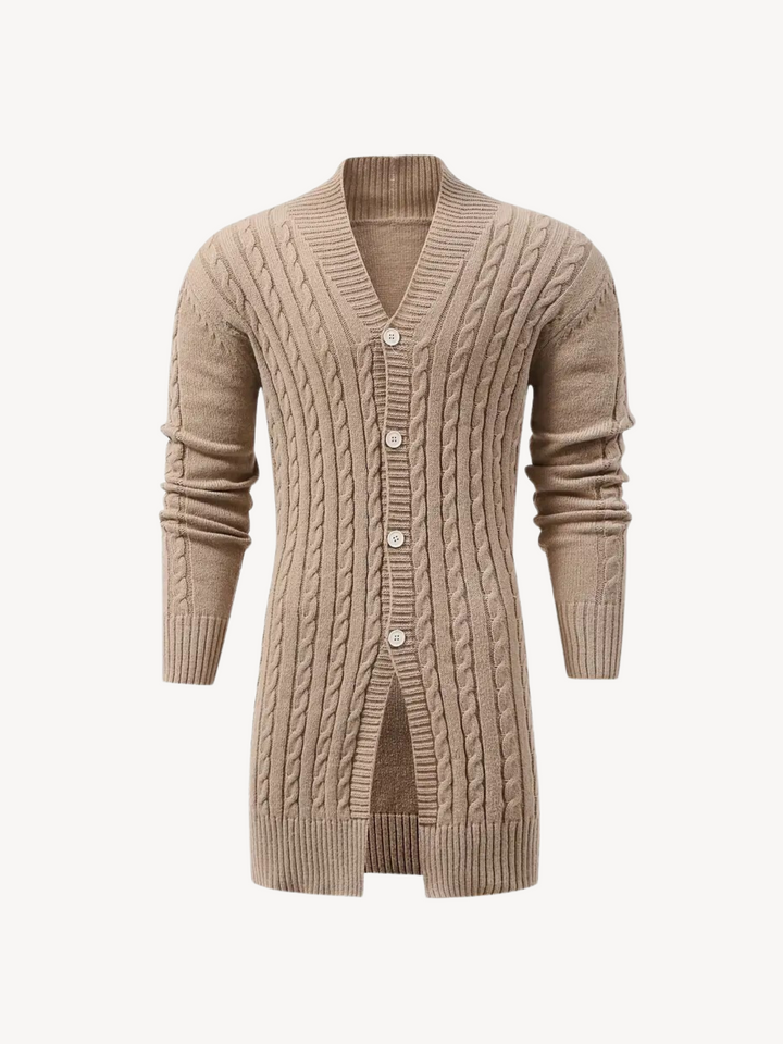 Levoire | Cardigan Avec Texture Douce Beige