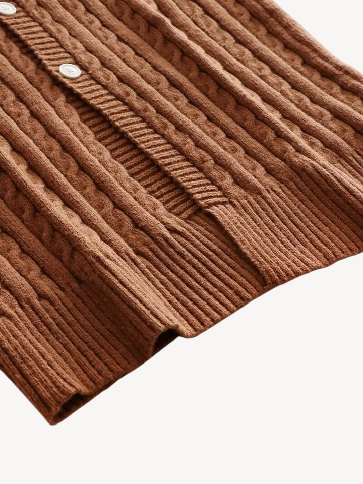 Levoire | Cardigan Avec Texture Douce