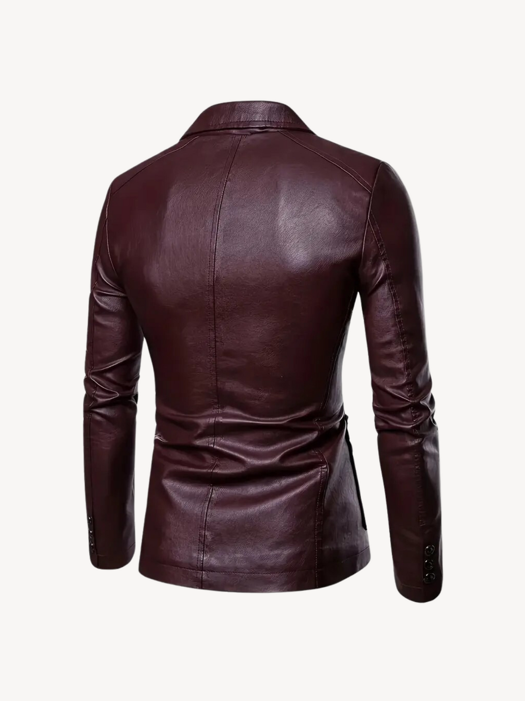 Levoire | Veste en cuir avec une coupe élégante