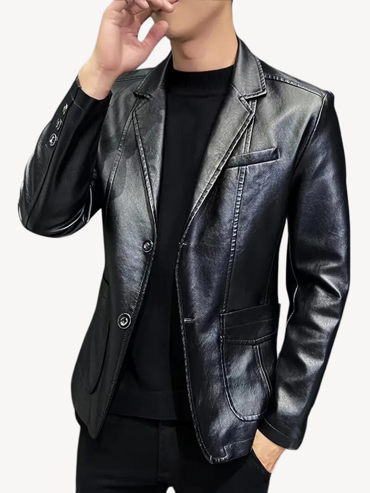 Levoire | Veste en cuir avec une coupe élégante