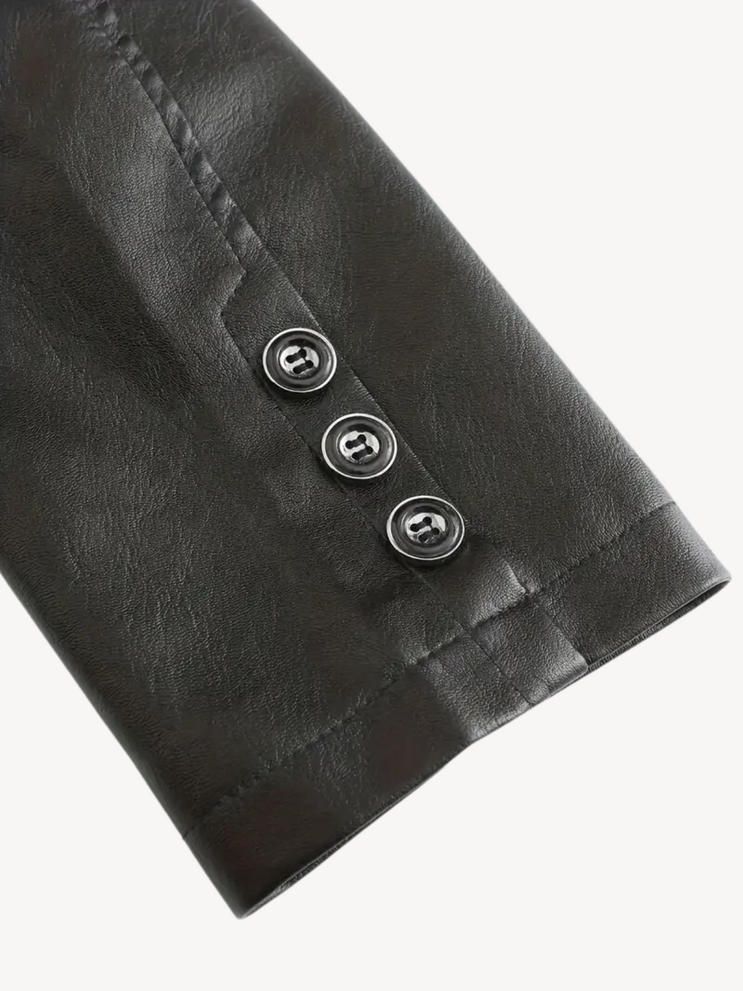 Levoire | Veste en cuir avec une coupe élégante