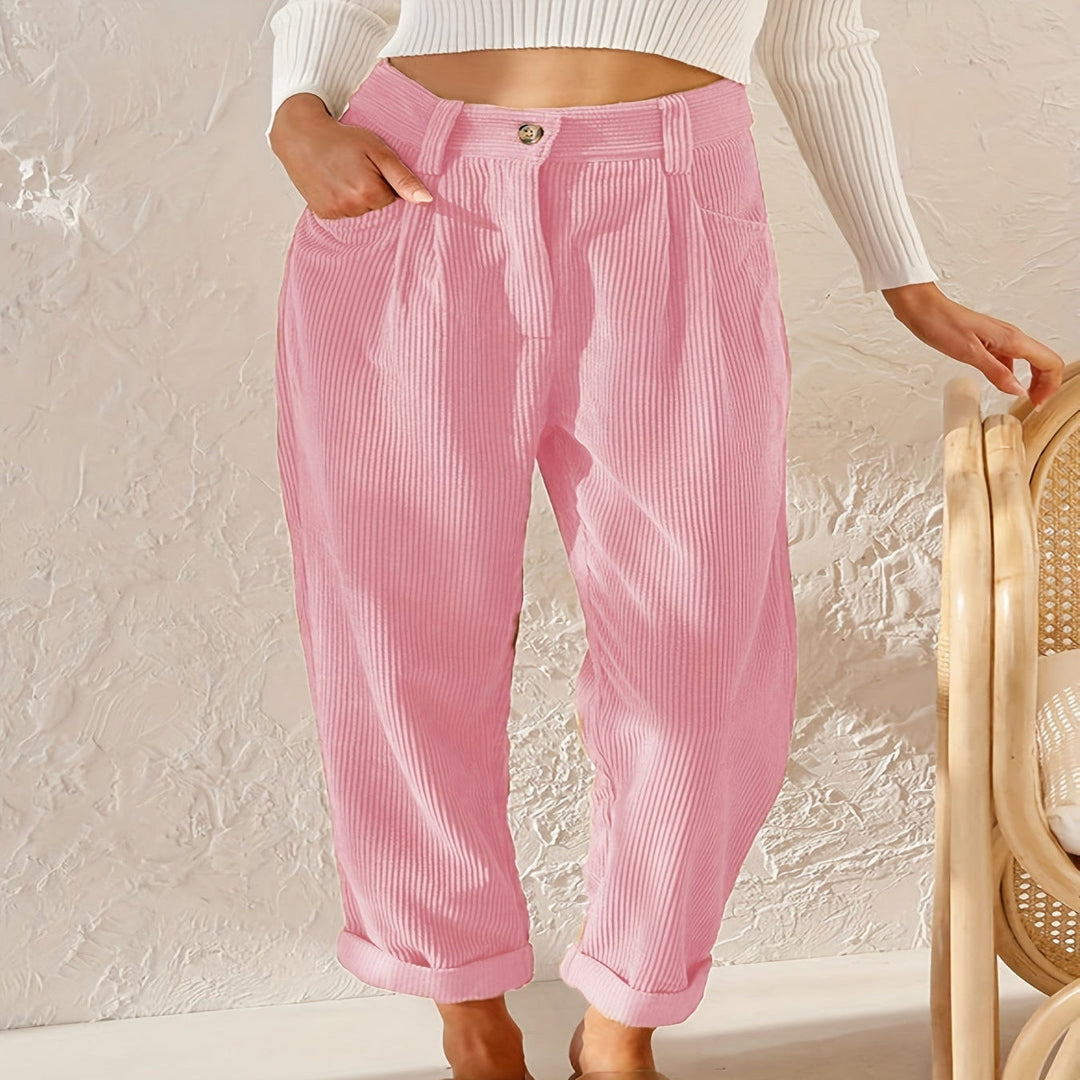 Levoire | Taille Haute Coupe Ample Pantalon Baggy Pantalon Pour Femmes