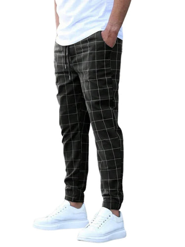 Levoire | Pantalon À Carreaux Stylistique Pour Homme