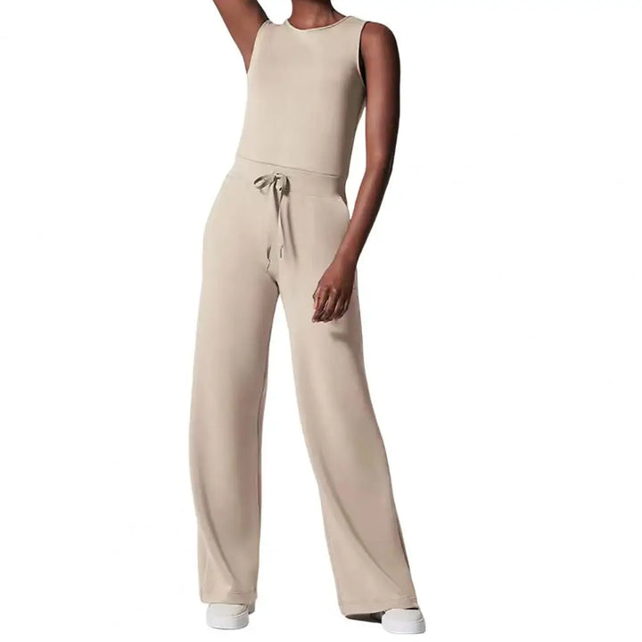 Levoire | Combinaison De Luxe Sans Manches Pour Femme Abricot
