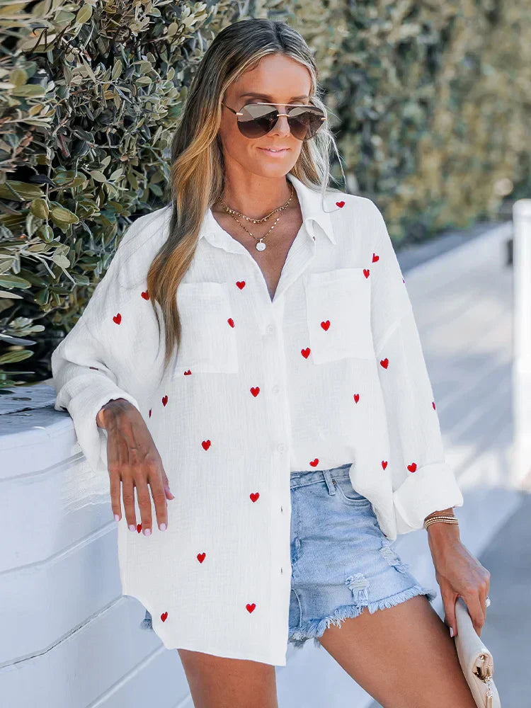 Levoire | Blouse Femme Avec Motif Enchanteur