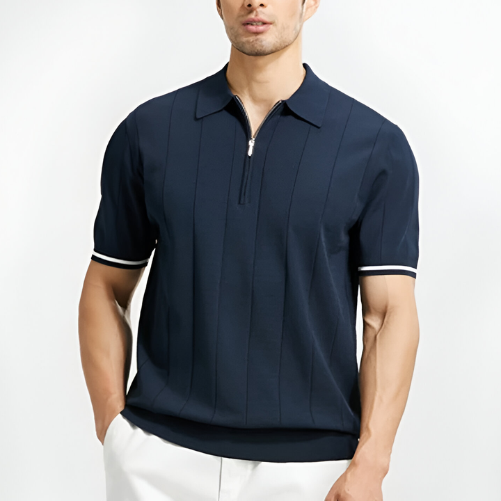 Levoire | Polo À Manches Courtes Pour Hommes Bleu marine
