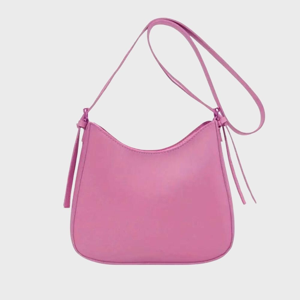 Levoire | Sac Zippé Petit Sac À Bandoulière En Similicuir Rosa