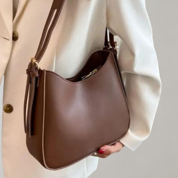 Levoire | Sac Zippé Petit Sac À Bandoulière En Similicuir Braun